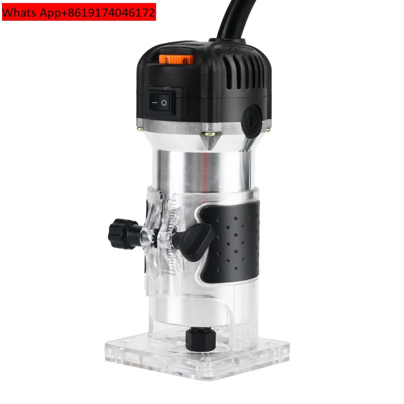 6-Speed regulation electric woodworking trimming machine engraving, bakelite milling and opening woodworking slotting machine
6-Speed regulation electric woodworking trimming machine engraving, bakelite milling and opening woodworking slotting machine
