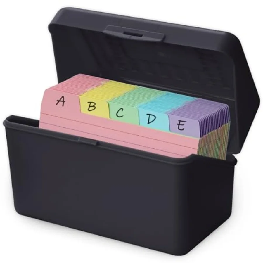 35 Inde Card Holder Bo with 100 Cards Dividers Tabs
35 Inde Card Holder Bo with 100 Cards Dividers Tabs