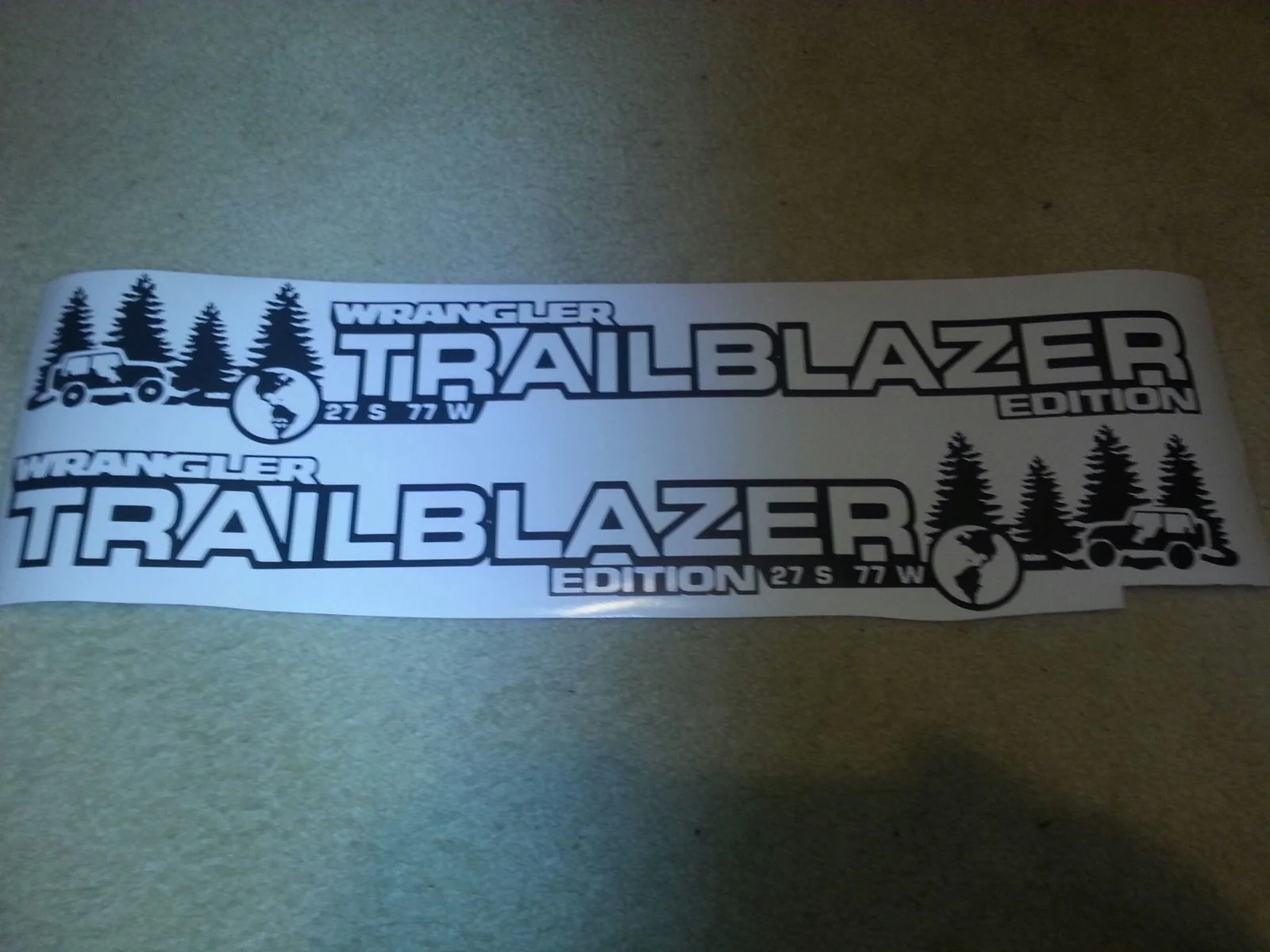 For 1Set/2Pcs 1Pair Wrangler Trailblazer Vinyl Hood Decals Unlimited Off Road Car Styling
For 1Set/2Pcs 1Pair Wrangler Trailblazer Vinyl Hood Decals Unlimited Off Road Car Styling