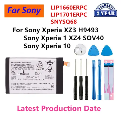 Battery LIP1660ERPC LIP1701ERPC SNYSQ68 For Sony Xperia 10 XZ3 H9493 1 XZ4 SOV40 I3113 I3123 I4113 I4193 Mobile Phone Batteries
