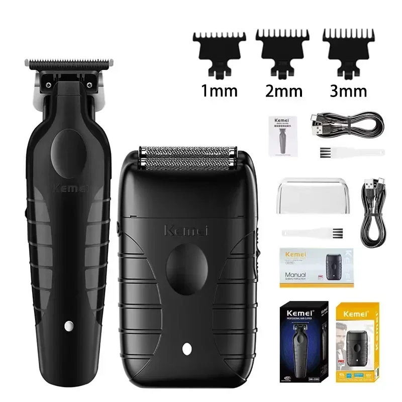 Оригинальный комплект машинки для стрижки волос Kemei KM-2296 KM-2299 KM-T95, перезаряжаемый электрический триммер для волос, парикмахерская, профессиональная бритва для мужчин
Оригинальный комплект машинки для стрижки волос Kemei KM-2296 KM-2299 KM-T95, перезаряжаемый электрический триммер для волос, парикмахерская, профессиональная бритва для мужчин