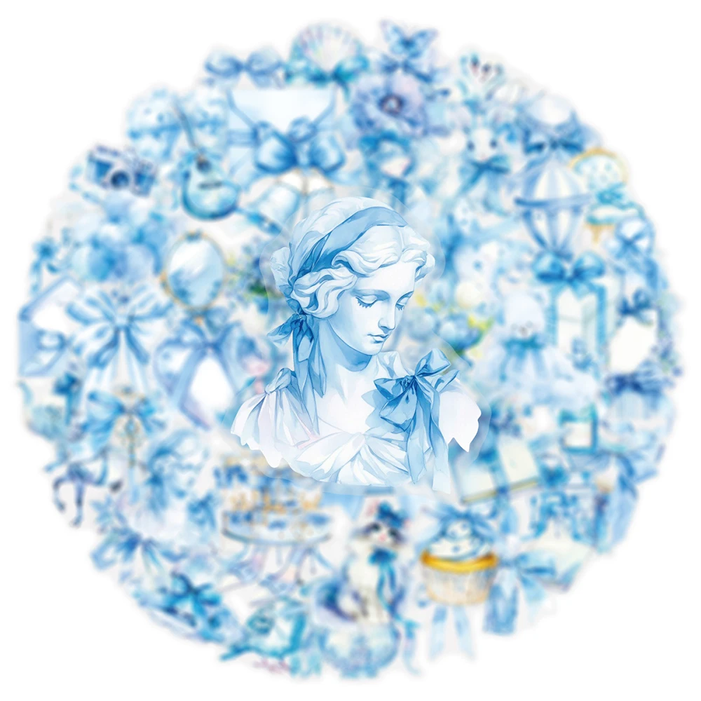 10/30/50pcs Transparent Blue Girl Bowknot Cartoon Graffiti Stickers for Notebook Laptop Guitar Phone Cute Aesthetic Sticker Pack
10/30/50pcs Transparent Blue Girl Bowknot Cartoon Graffiti Stickers for Notebook Laptop Guitar Phone Cute Aesthetic Sticker Pack