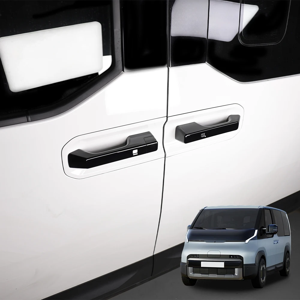 Exterior Accessories Black Exterior Door Handle Decoration Cover Trim For Kia PV5 2025 2026 LHD Car Supplies
Exterior Accessories Black Exterior Door Handle Decoration Cover Trim For Kia PV5 2025 2026 LHD Car Supplies