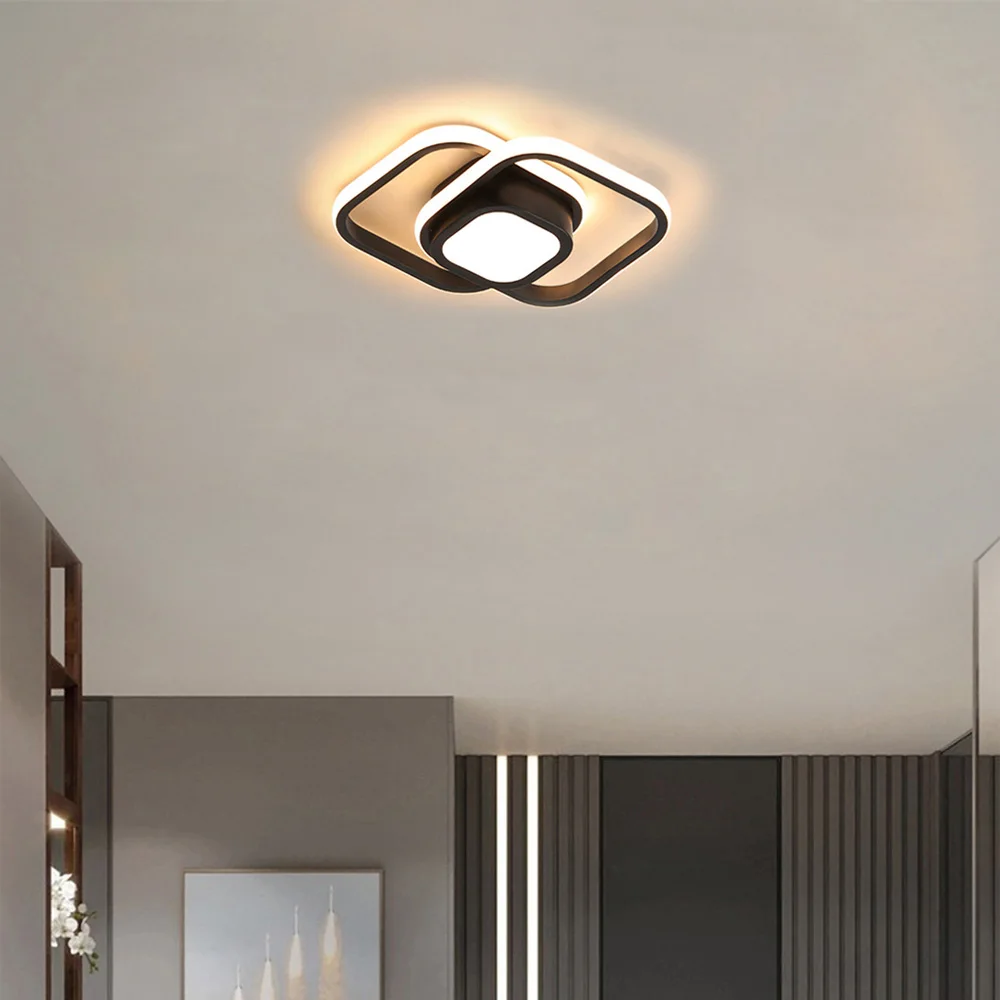 Modern Ceiling Lamp LED Aisle Ceiling Lights Surface Mounted Corridor Balcony Light 3 Colors Square Lamp for Bedroom Office
Modern Ceiling Lamp LED Aisle Ceiling Lights Surface Mounted Corridor Balcony Light 3 Colors Square Lamp for Bedroom Office