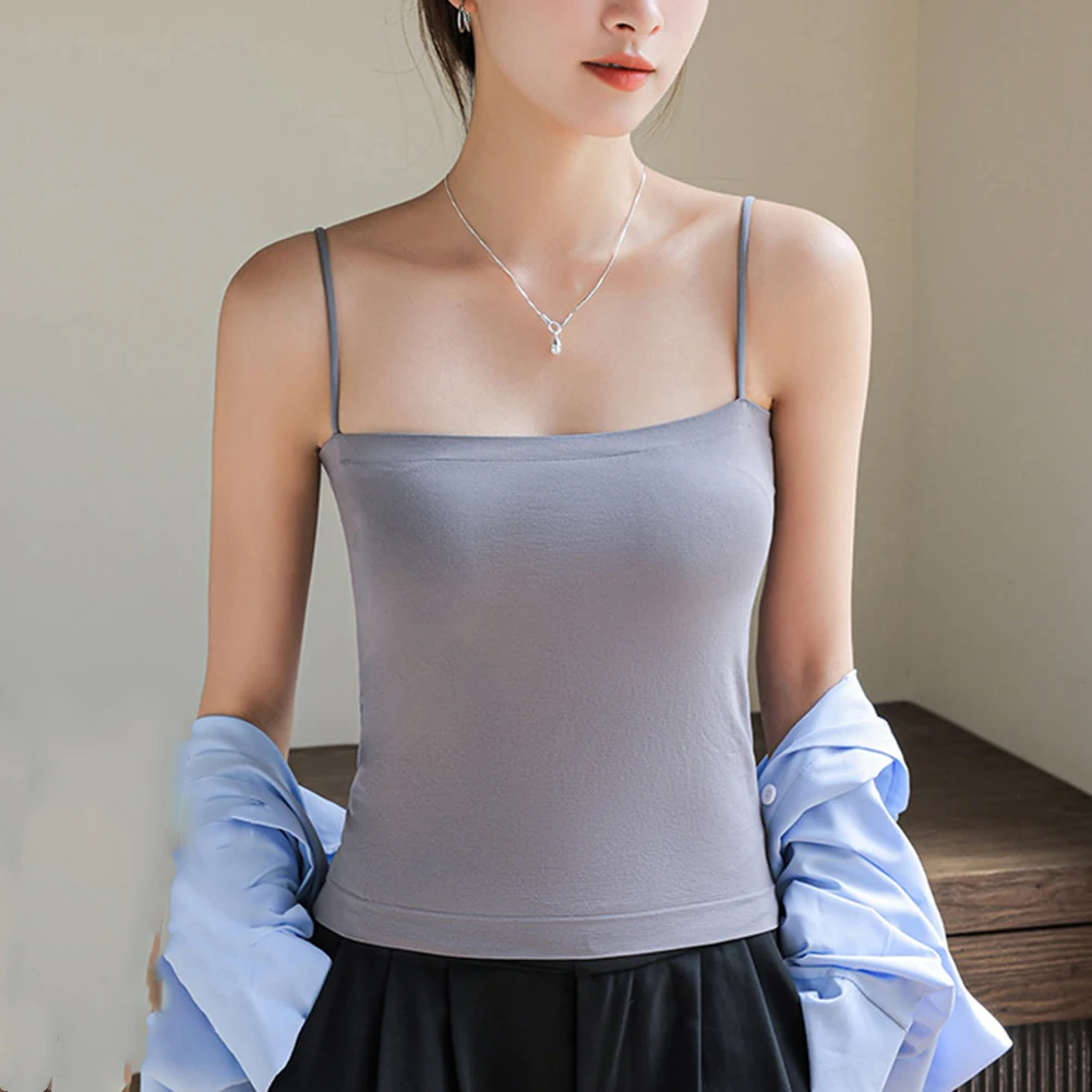 Casual Outing XL Padded Vest Casual Sleeveless Top For Women High Stretch Straps Comfortable Fit For Daily Wear
Casual Outing XL Padded Vest Casual Sleeveless Top For Women High Stretch Straps Comfortable Fit For Daily Wear