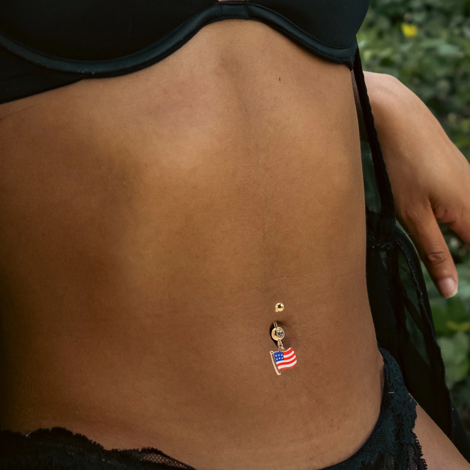 2Pcs Premium Stainless Steel Belly Button Ring with Vibrant Stars And Stripes for Women's Body Jewelry 
2Pcs Premium Stainless Steel Belly Button Ring with Vibrant Stars And Stripes for Women's Body Jewelry