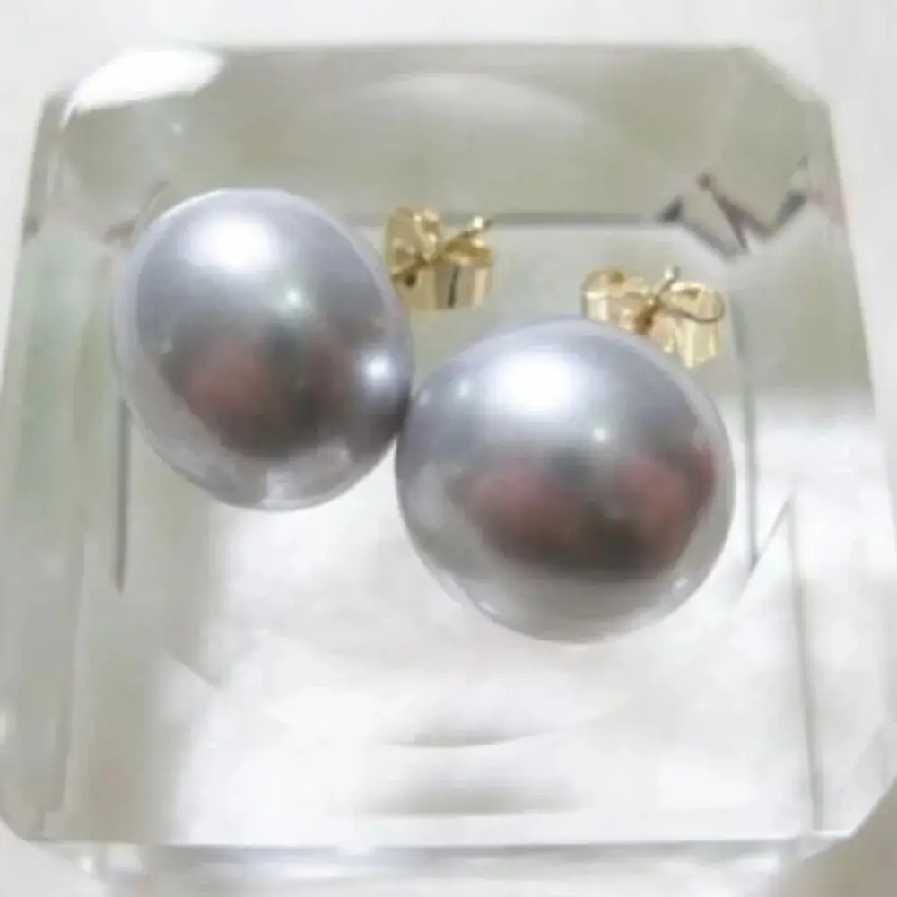 Huge Very Beautiful 11-12mm Gray South Sea Natural Pearl Earring 14K GOLD Freeshippings Items
Huge Very Beautiful 11-12mm Gray South Sea Natural Pearl Earring 14K GOLD Freeshippings Items