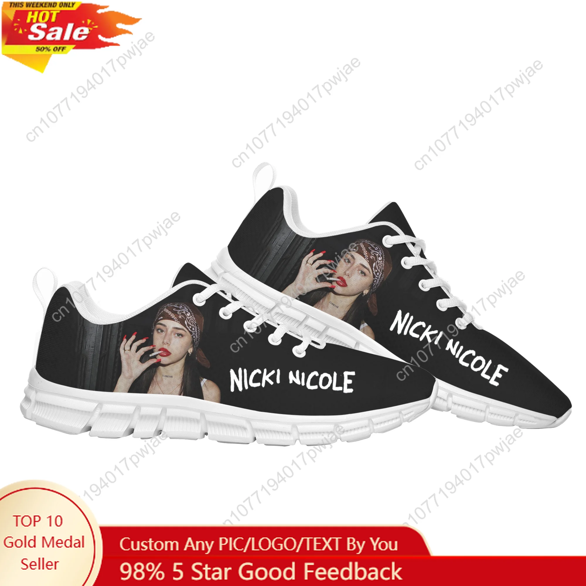 Nicki Nicole Hip hop rapper Sports Shoes Mens Womens Teenager Sneakers Lightweight Casual Hiking Sneaker Custom Built Shoes
Nicki Nicole Hip hop rapper Sports Shoes Mens Womens Teenager Sneakers Lightweight Casual Hiking Sneaker Custom Built Shoes