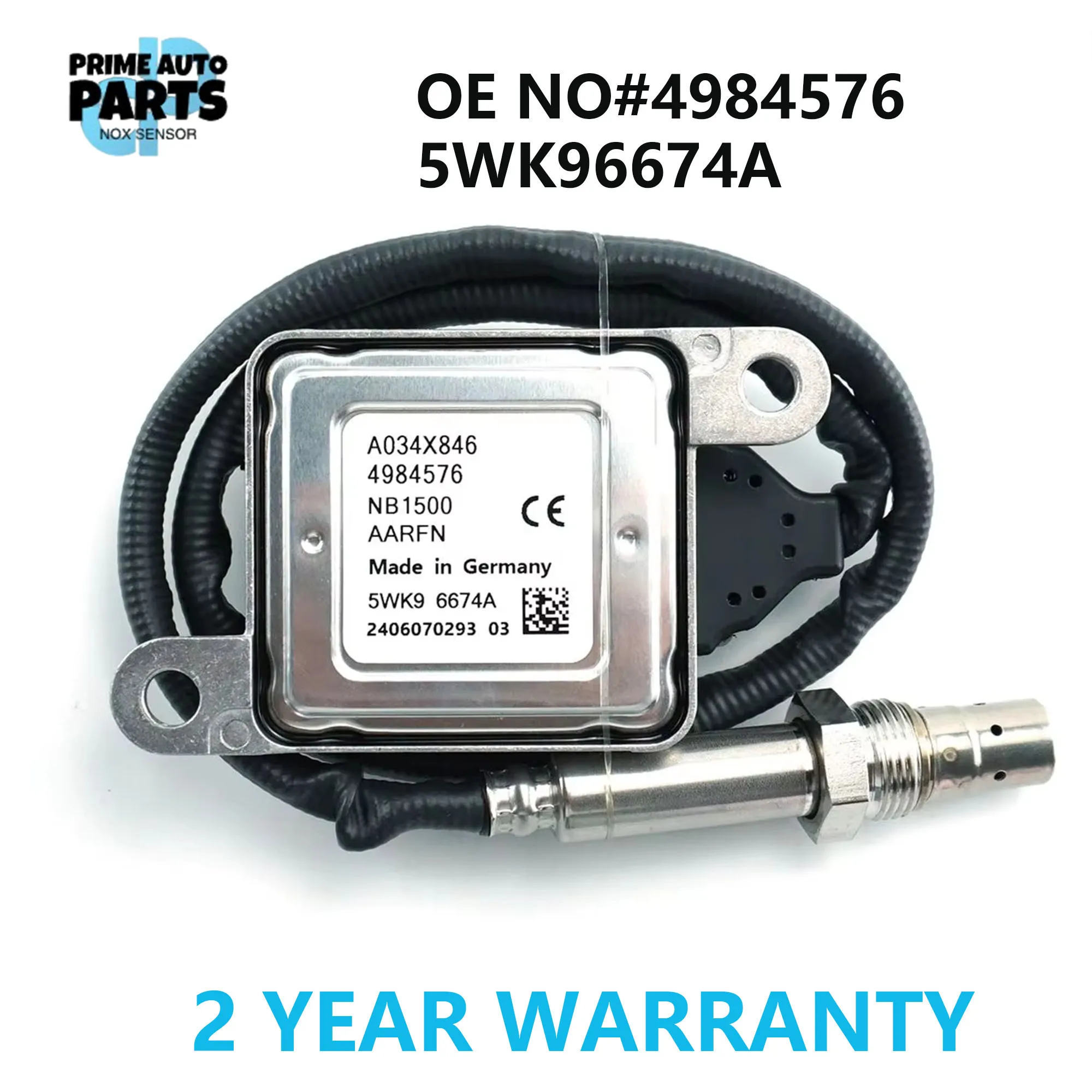 Fits for Cummins NOx Sensor OE 4984576 New Nitrogen Oxides Sensor 5WK96674A 5WK9 6674A
Fits for Cummins NOx Sensor OE 4984576 New Nitrogen Oxides Sensor 5WK96674A 5WK9 6674A