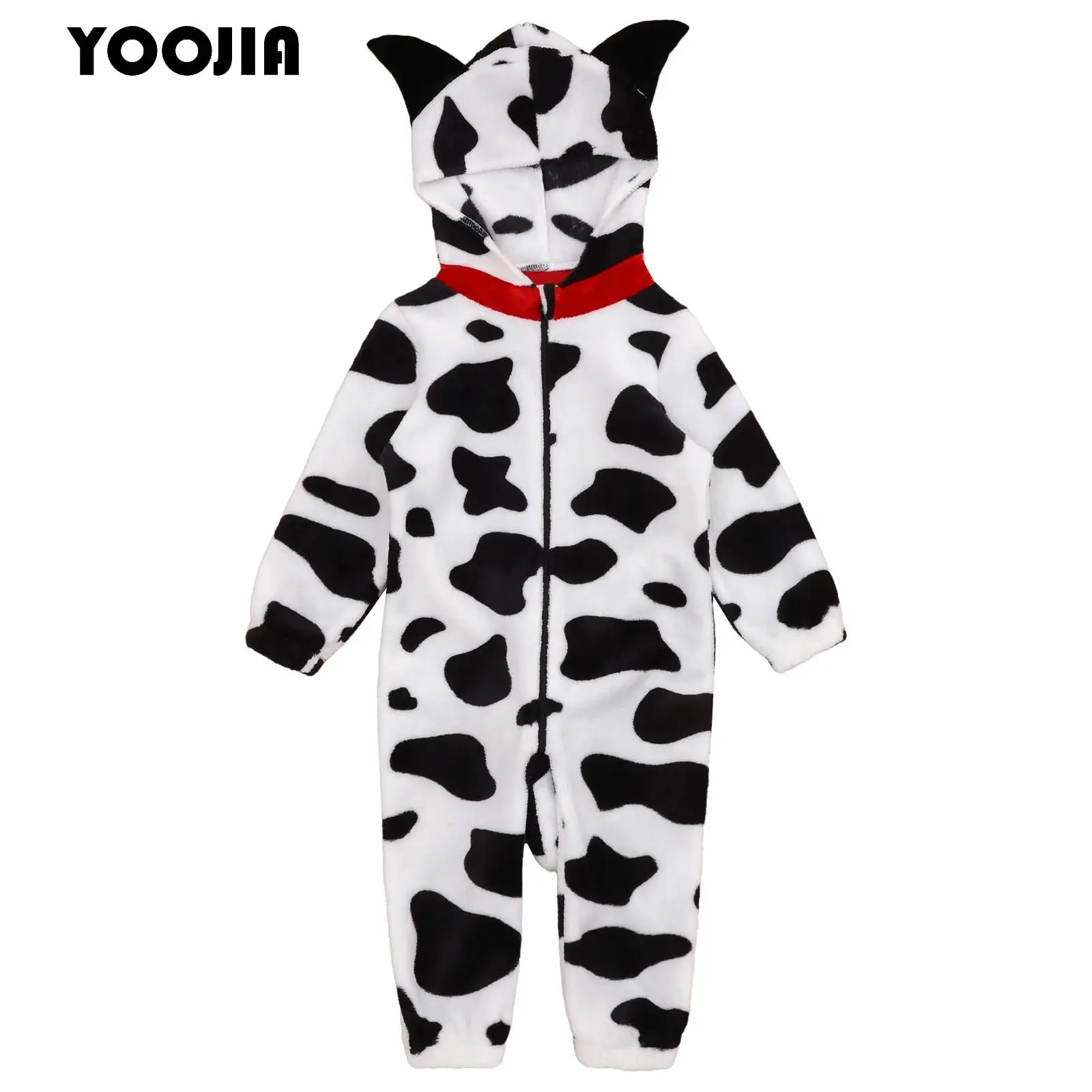 Babys Halloween Costume Unisex Dalmatian Cosplay Plush Soft One-Pieces Bodysuits Infant Hooded Long Sleeve Romper Jumpsuit
Babys Halloween Costume Unisex Dalmatian Cosplay Plush Soft One-Pieces Bodysuits Infant Hooded Long Sleeve Romper Jumpsuit
