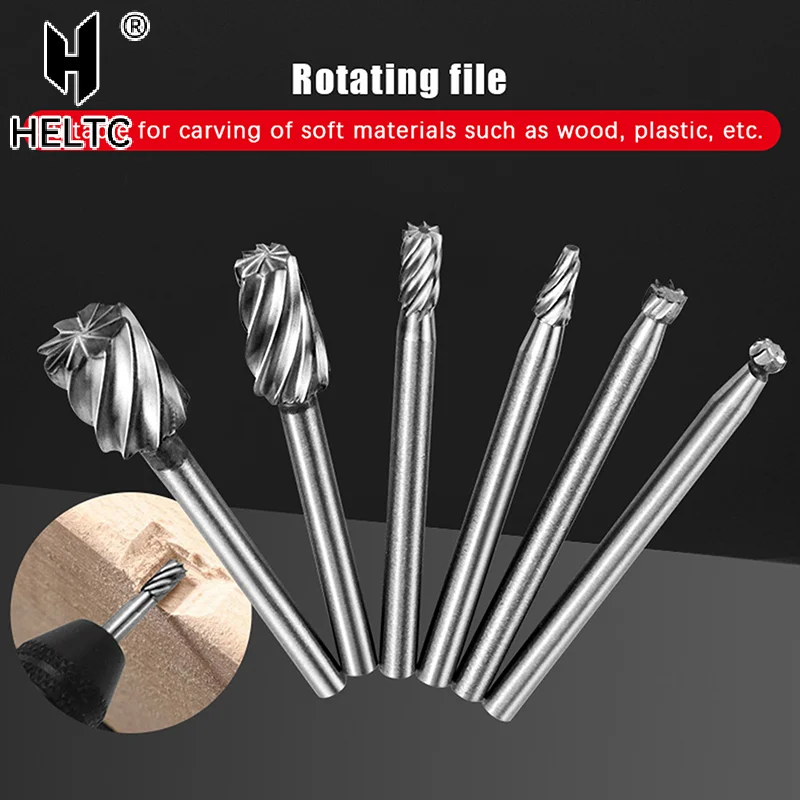 6pc High-speed Steel Woodworking Small Rotary File Grinding Head DIY Carpenter Polishing And Trimming Electric Tool Set
6pc High-speed Steel Woodworking Small Rotary File Grinding Head DIY Carpenter Polishing And Trimming Electric Tool Set