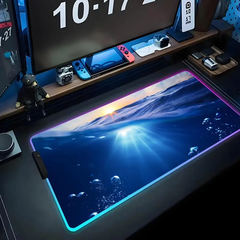 Океанские обои Коврик для мыши RGB Игровой коврик для мыши Большой светодиодный коврик для ПК Настольный коврик Светящийся коврик для мыши Большие коврики для клавиатуры Настольный коврик с
Океанские обои Коврик для мыши RGB Игровой коврик для мыши Большой светодиодный коврик для ПК Настольный коврик Светящийся коврик для мыши Большие коврики для клавиатуры Настольный коврик с