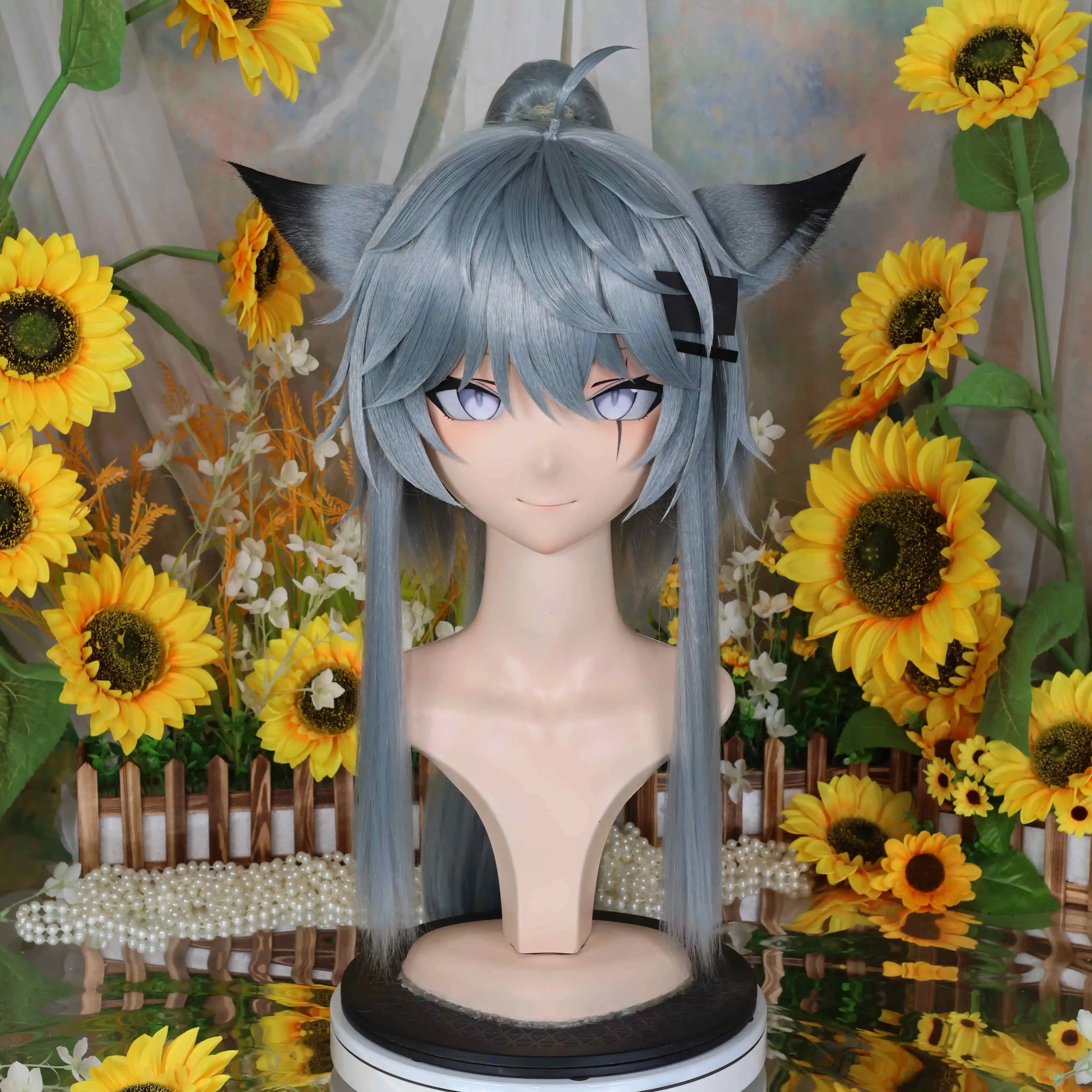 Kigurumi Lapland NFD full headband lock cosplay headshell props costume anime game 
Kigurumi Lapland NFD full headband lock cosplay headshell props costume anime game