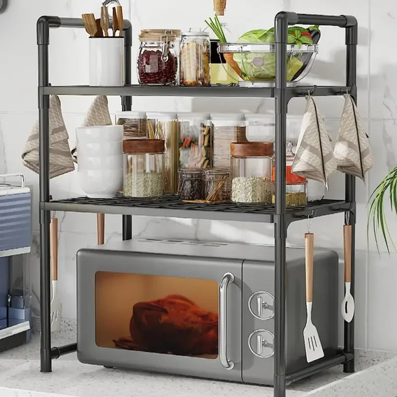 Kitchen Storage Rack Multi-Layer Microwave Rack Adjustable Standing Countertop Condiment Oven Organizer Shelf Kitchen Accessorie
Kitchen Storage Rack Multi-Layer Microwave Rack Adjustable Standing Countertop Condiment Oven Organizer Shelf Kitchen Accessorie