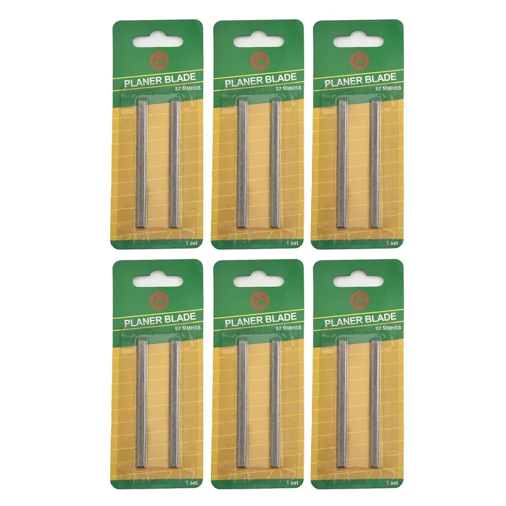 6/12pcs Wood Planer Blade 82mm Reversible Electric Planer Blades Boxed HSS For MKT Tools For Woodwork
6/12pcs Wood Planer Blade 82mm Reversible Electric Planer Blades Boxed HSS For MKT Tools For Woodwork