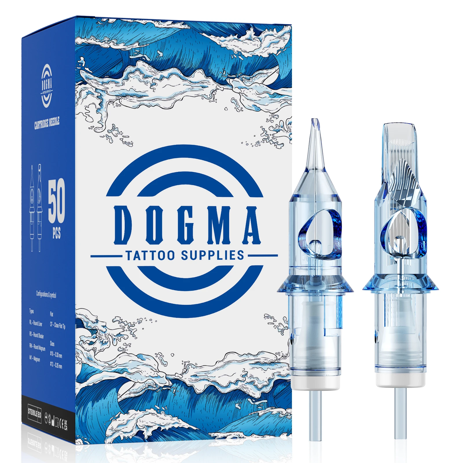 50pcs DOGMA Professional Tattoo Needles RL/RM 0.30/0.35mm Disposable Tattoo Ink Cartridge Art Tattoo Supplies
50pcs DOGMA Professional Tattoo Needles RL/RM 0.30/0.35mm Disposable Tattoo Ink Cartridge Art Tattoo Supplies
