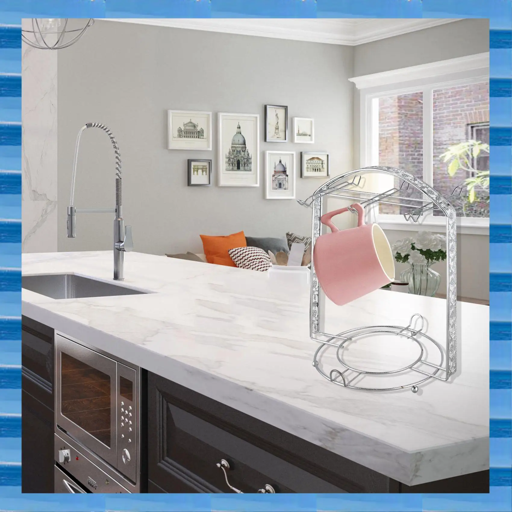 AT53 2X посеребренная подставка для кофейной чашки, подставка для посуды, можно повесить большинство 6 чашек и блюдец, металлическая подставка-держатель
AT53 2X посеребренная подставка для кофейной чашки, подставка для посуды, можно повесить большинство 6 чашек и блюдец, металлическая подставка-держатель