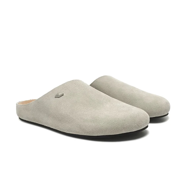 Spring summer new high silk shiny cow suede soft soled Birken shoes for men slippers are comfortable and have no heels Mueller
Spring summer new high silk shiny cow suede soft soled Birken shoes for men slippers are comfortable and have no heels Mueller