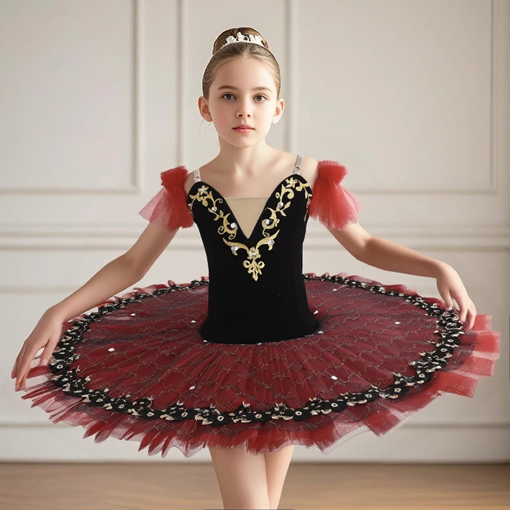 Children Professional Ballet Tutu For Kids Girls Red Swan Lake Ballet Dance Clothes Adult Pancake Ballerina Figure Skating Dress
Children Professional Ballet Tutu For Kids Girls Red Swan Lake Ballet Dance Clothes Adult Pancake Ballerina Figure Skating Dress