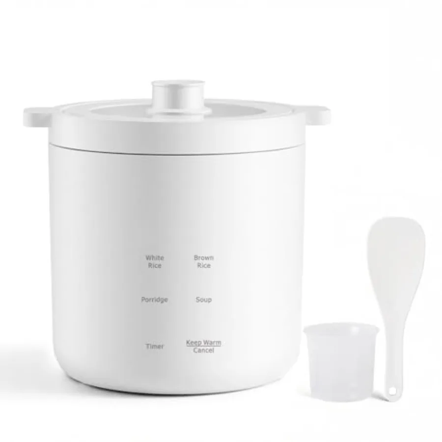 olayks Rice Cooker 2 Cup Uncooked Mini Rice Cooker Small Electric Cooker with 4 Cooking Functions 24 Hour Preset Heat Preservat
olayks Rice Cooker 2 Cup Uncooked Mini Rice Cooker Small Electric Cooker with 4 Cooking Functions 24 Hour Preset Heat Preservat