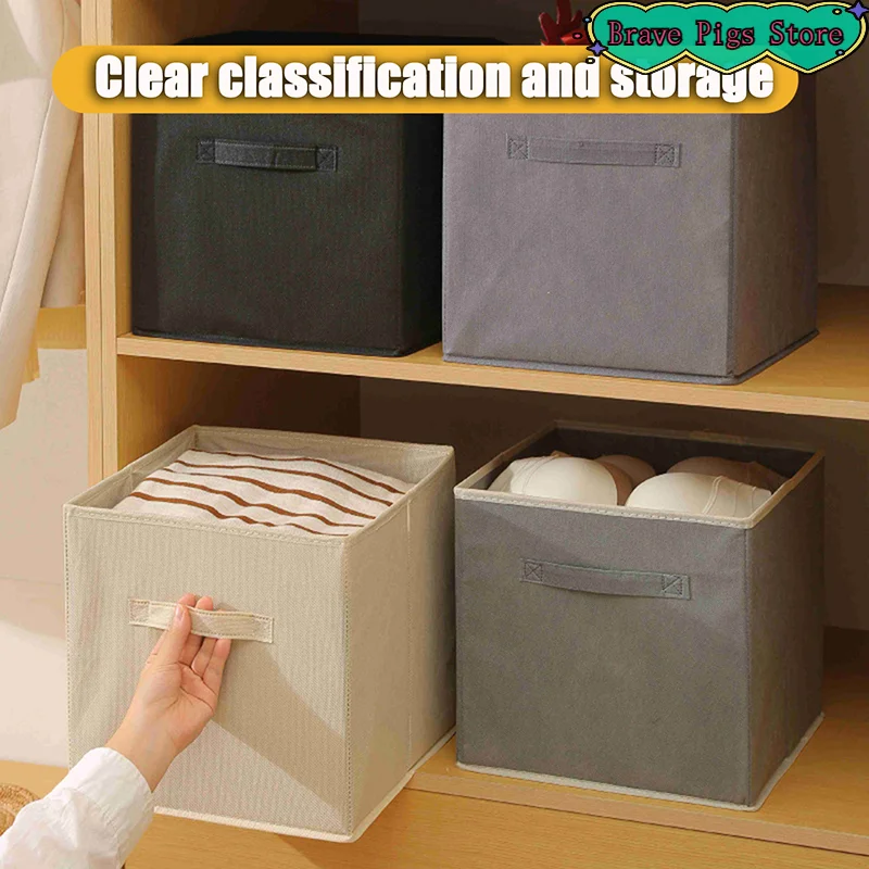 With Handle Storage Basket Non-woven Folding Fabric Storage Box Cube Bin For Children Toys Sundries Organizer Storage Bins
With Handle Storage Basket Non-woven Folding Fabric Storage Box Cube Bin For Children Toys Sundries Organizer Storage Bins