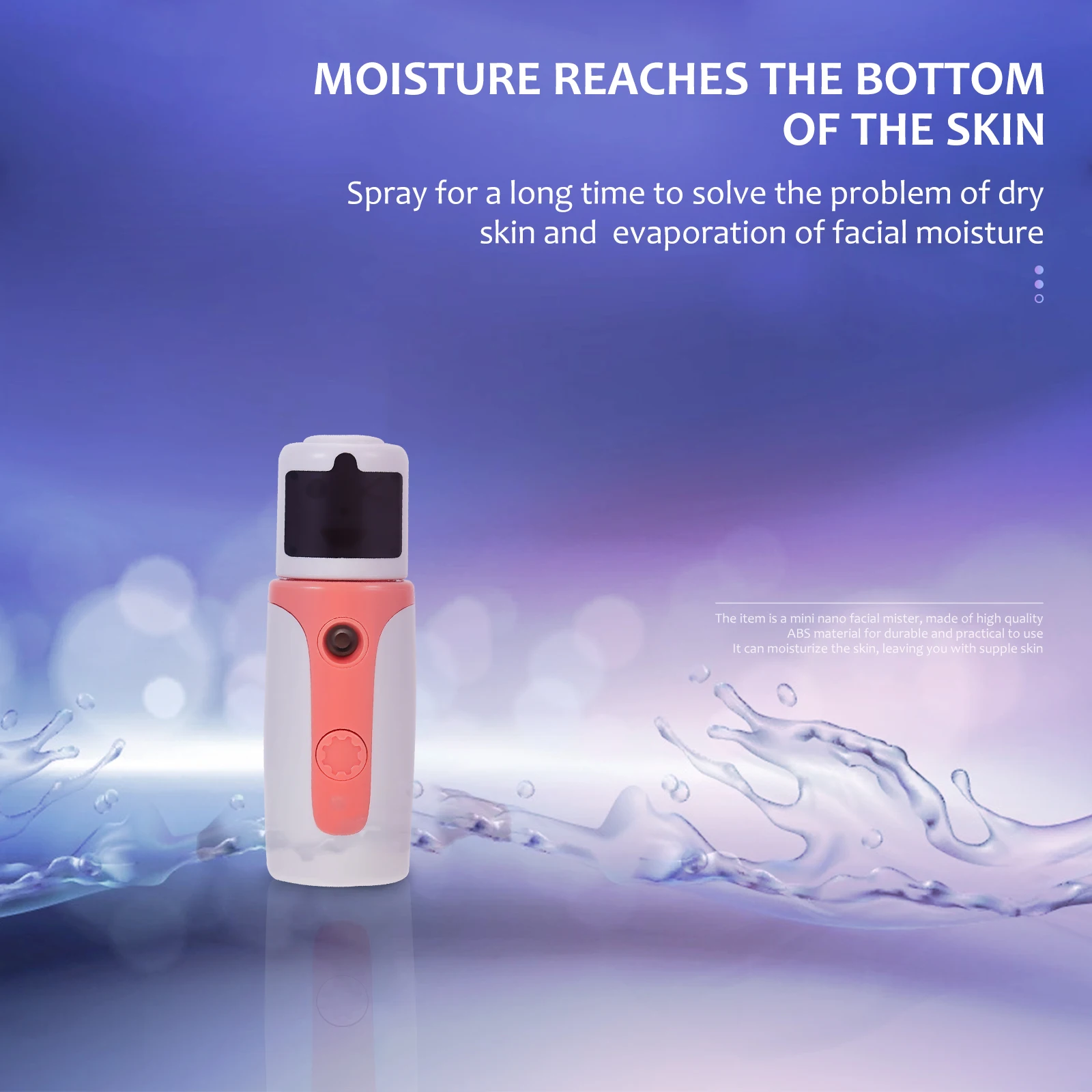 1 Set Nano Facial Mister For Face Skin Moisturizer Mist Sprayer Control Portable Beauty Care Mini Steamer 
1 Set Nano Facial Mister For Face Skin Moisturizer Mist Sprayer Control Portable Beauty Care Mini Steamer