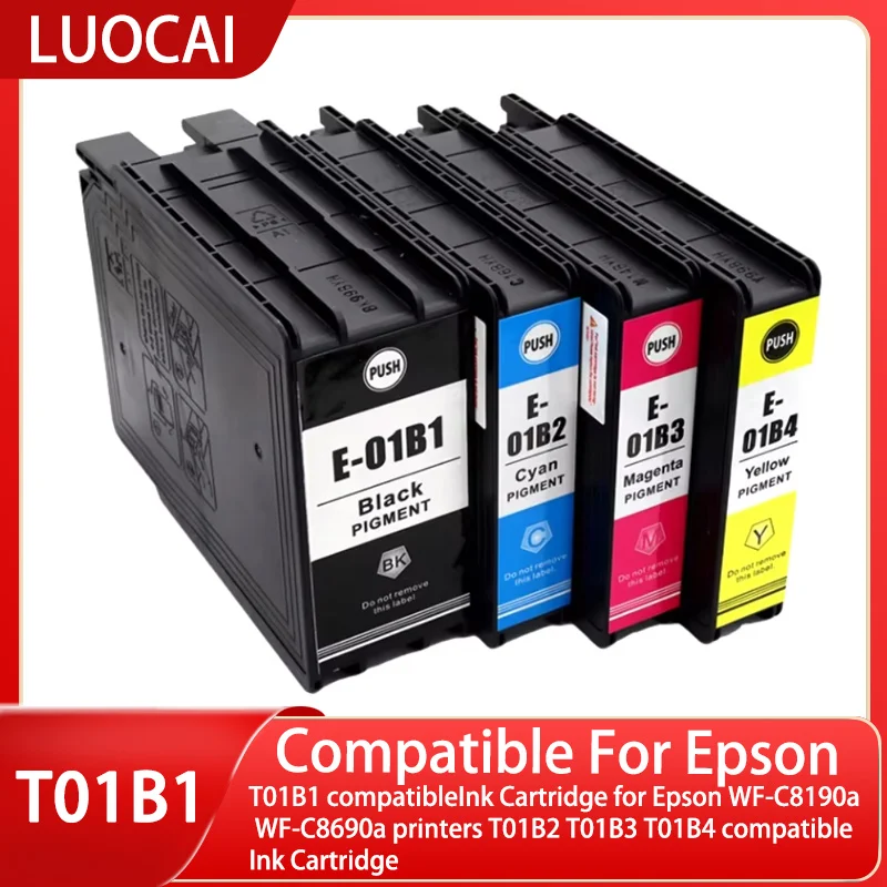 Совместимый картридж T01B1 для принтеров Epson WF-C8190a WF-C8690a T01B2 T01B3 T01B4, совместимый картридж
Совместимый картридж T01B1 для принтеров Epson WF-C8190a WF-C8690a T01B2 T01B3 T01B4, совместимый картридж