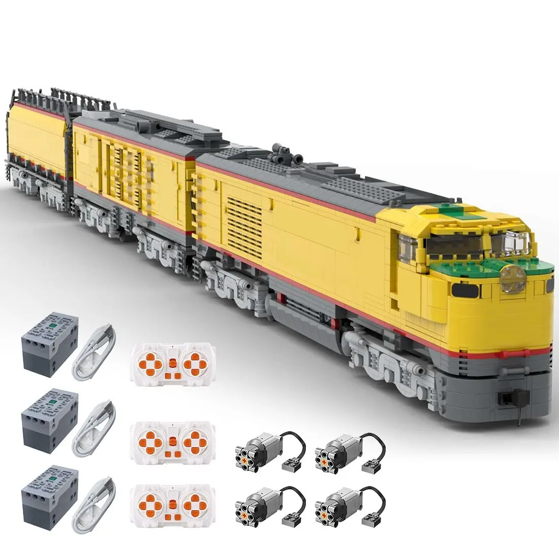 Изготовленный на заказ MOC-106723 Поезд GTEL Union Pacific 8500 (4242 детали) Игрушки в подарок
Изготовленный на заказ MOC-106723 Поезд GTEL Union Pacific 8500 (4242 детали) Игрушки в подарок
