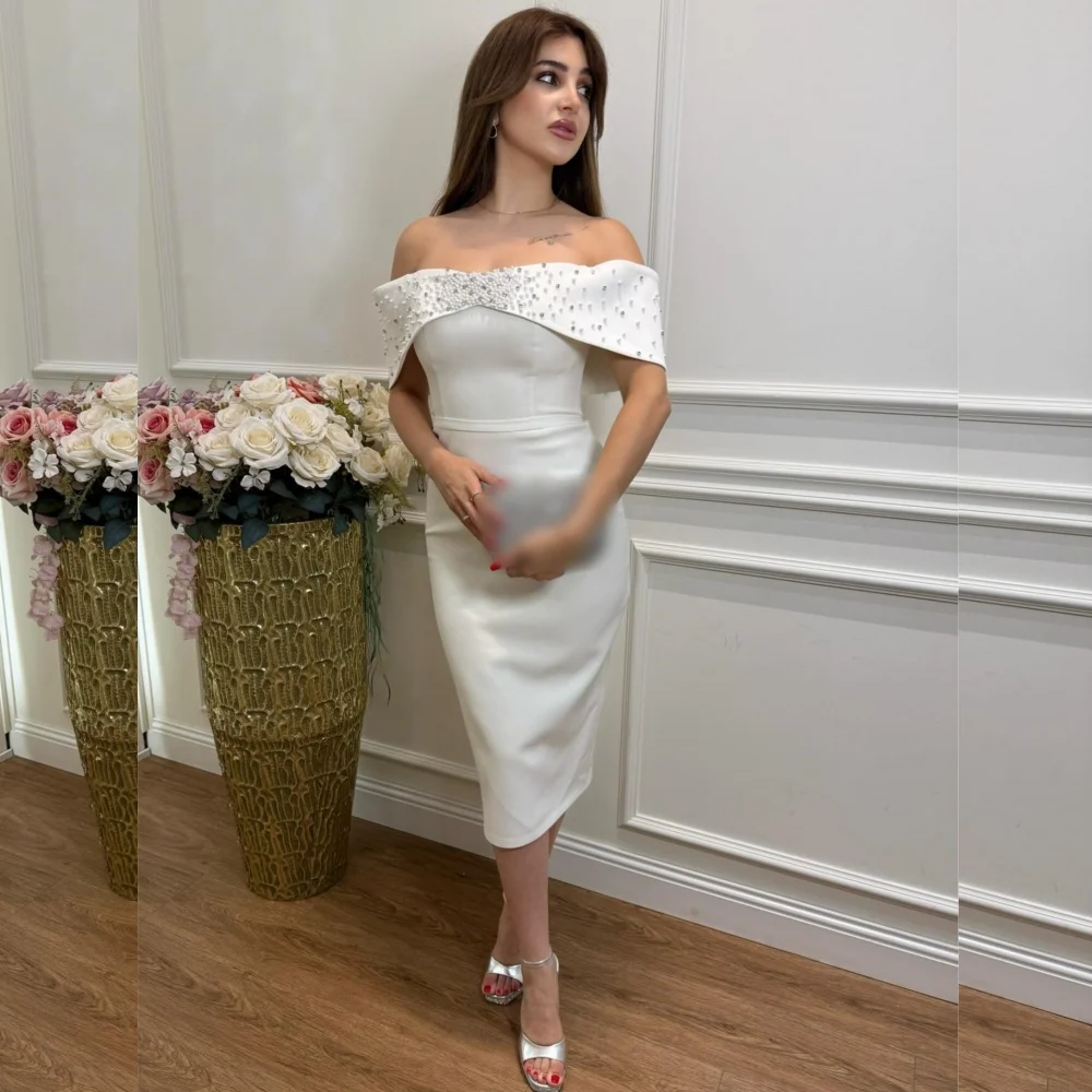 Customized High Quality Jersey Sequined Straight Off-the-shoulder Midi Dresses Bespoke Occasion Fashion
Customized High Quality Jersey Sequined Straight Off-the-shoulder Midi Dresses Bespoke Occasion Fashion
