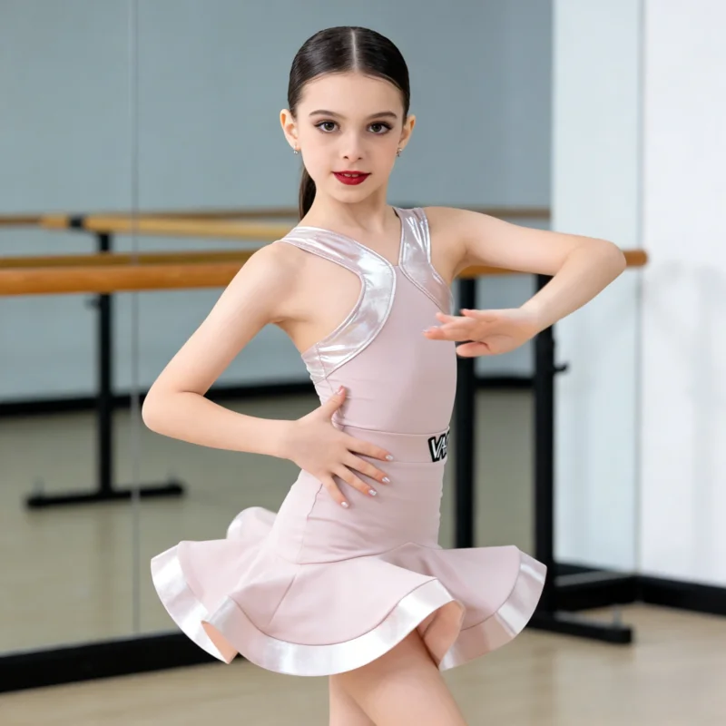 2026 Hanging Neck Top Fishbone Skirt Latin Dance Practice Outfits For Girls Samba Chacha Kids Latin Dance Stage Wear
2026 Hanging Neck Top Fishbone Skirt Latin Dance Practice Outfits For Girls Samba Chacha Kids Latin Dance Stage Wear