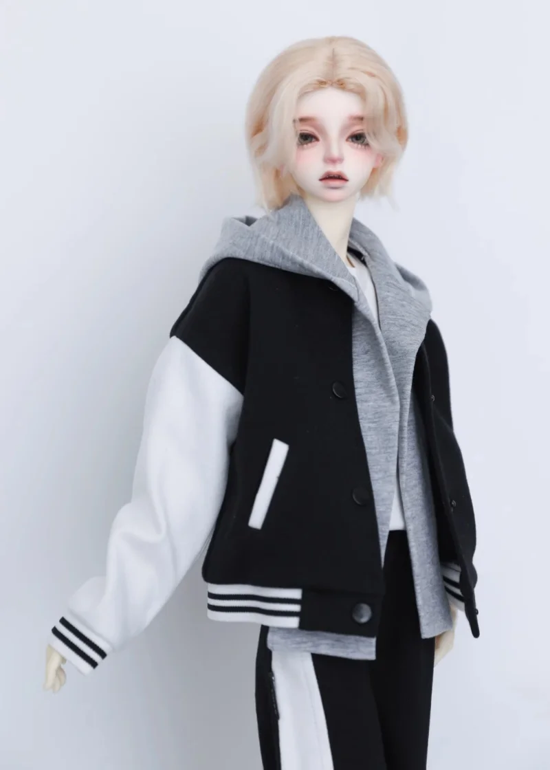 bjd doll clothes are suitable for 1/3 1/4 Uncle ID 75-size two-color baseball jacket and doll accessories
bjd doll clothes are suitable for 1/3 1/4 Uncle ID 75-size two-color baseball jacket and doll accessories