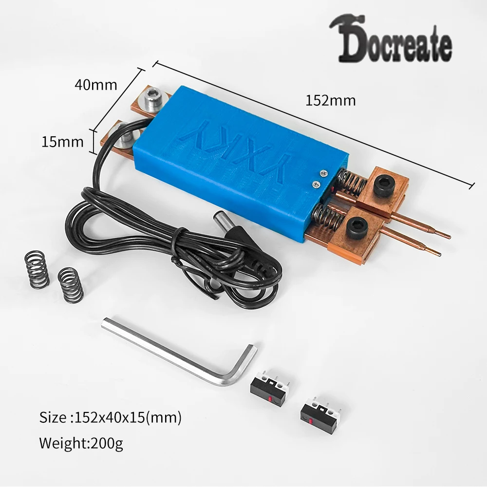 Ручная ручка для точечной сварки Docreate, автоматический триггер, встроенный переключатель для точечной сварки «сделай сам», аккумуляторный сварочный аппарат
Ручная ручка для точечной сварки Docreate, автоматический триггер, встроенный переключатель для точечной сварки «сделай сам», аккумуляторный сварочный аппарат