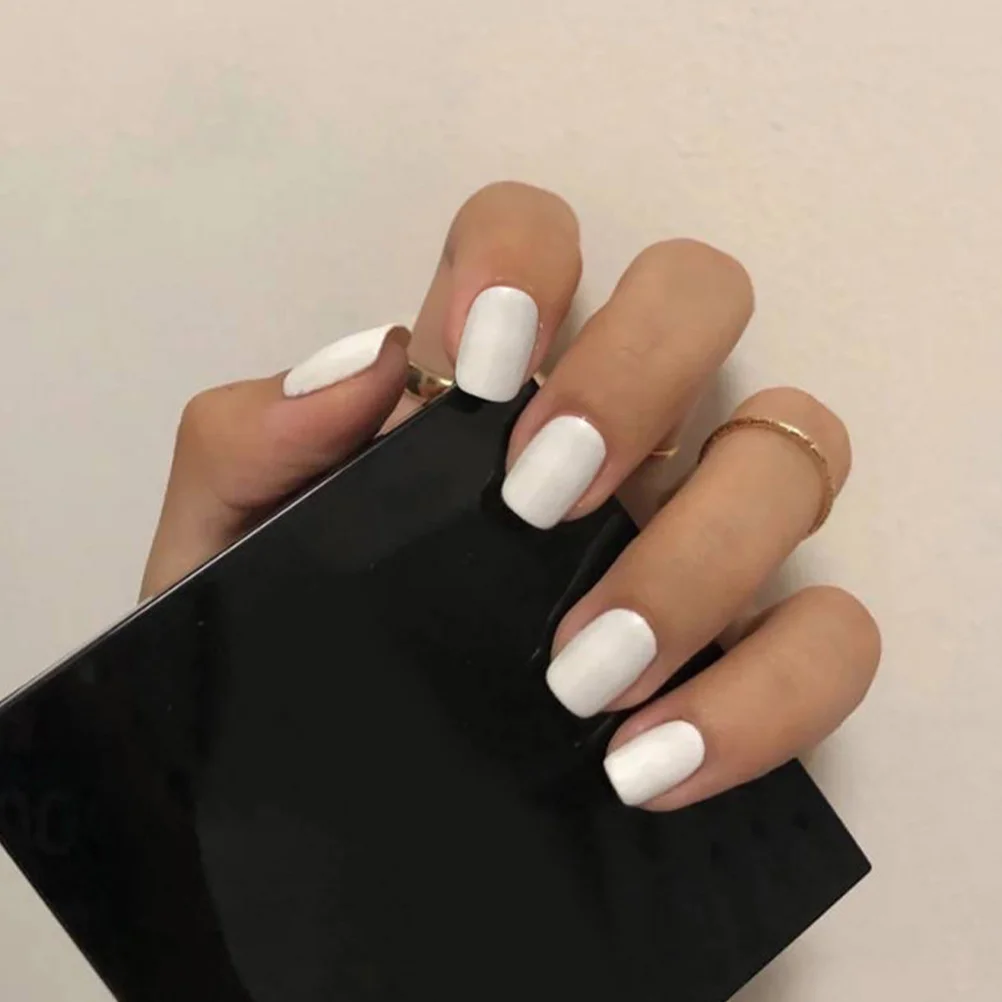 White Nail Tips 2 Boxes Plain Color Short Square False Nails Wearable Fashion Female Manicure Accessories Resin Covers DIY
White Nail Tips 2 Boxes Plain Color Short Square False Nails Wearable Fashion Female Manicure Accessories Resin Covers DIY
