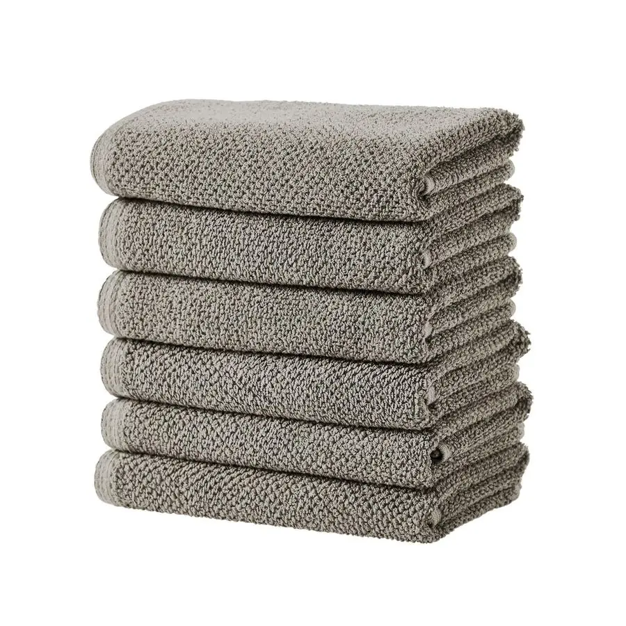 Набор из 6 хлопковых полотенец (26x16 дюймов) для рук, 100% хлопок, впитывающие, быстросохнущие, прочные, для декора ванной комнаты, из двухслойных волокон с низким кручением, темно-серые
Набор из 6 хлопковых полотенец (26x16 дюймов) для рук, 100% хлопок, впитывающие, быстросохнущие, прочные, для декора ванной комнаты, из двухслойных волокон с низким кручением, темно-серые