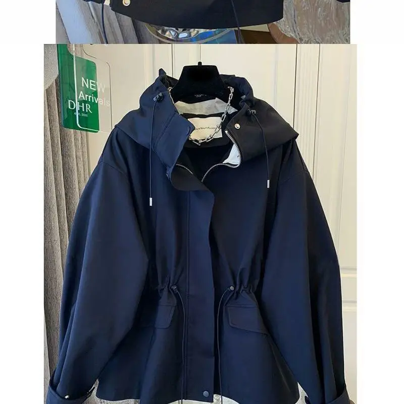 Fashion New Korean Loose Windbreaker Coat Female Casual Outerwear Ladies Overcoat Tops Fashion Spring Autumn Women Jacket
Fashion New Korean Loose Windbreaker Coat Female Casual Outerwear Ladies Overcoat Tops Fashion Spring Autumn Women Jacket