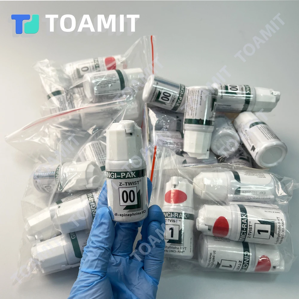 5Bottles Gingival Line Retraction Cord Dental Thread Disposable Knitted Cotton Gum Materials Size0/00/000/1/2 Denspay
5Bottles Gingival Line Retraction Cord Dental Thread Disposable Knitted Cotton Gum Materials Size0/00/000/1/2 Denspay