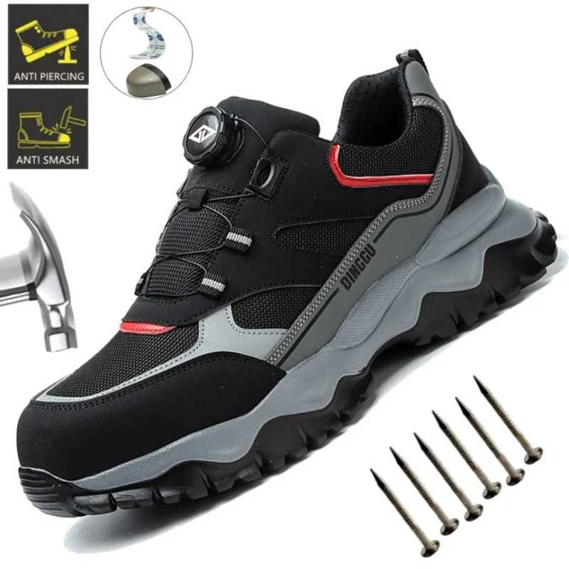 Men's Anti-Piercing Steel Toe Safety Shoes Certified Work Boots Oilproof Slip Resistant for Construction And Industrial Use
Men's Anti-Piercing Steel Toe Safety Shoes Certified Work Boots Oilproof Slip Resistant for Construction And Industrial Use