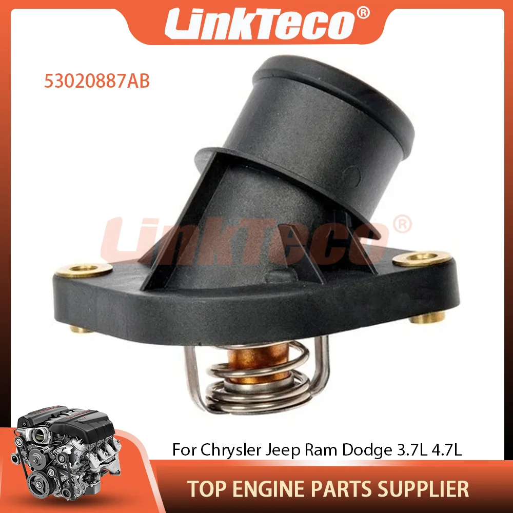 Engine Coolant Thermostat Housing Assembly Fit 3.7 4.7 L EVA EVC For Chrysler Aspen Jeep Grand Cherokee Liberty Nitro 53020887AB
Engine Coolant Thermostat Housing Assembly Fit 3.7 4.7 L EVA EVC For Chrysler Aspen Jeep Grand Cherokee Liberty Nitro 53020887AB