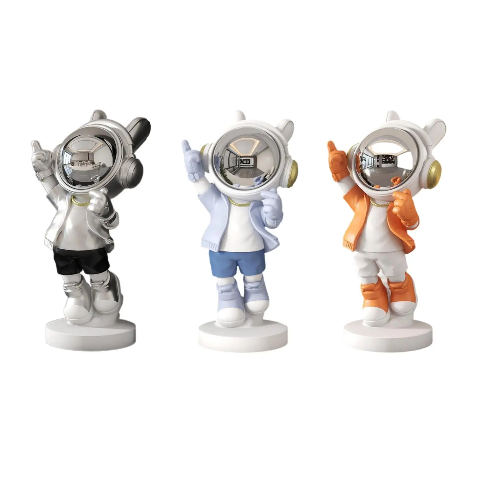 Astronaut Sculpture Creative Collectible Desktop Ornament Decorative Figurine for Living Room Office Cabinet Shelf Entrance
Astronaut Sculpture Creative Collectible Desktop Ornament Decorative Figurine for Living Room Office Cabinet Shelf Entrance