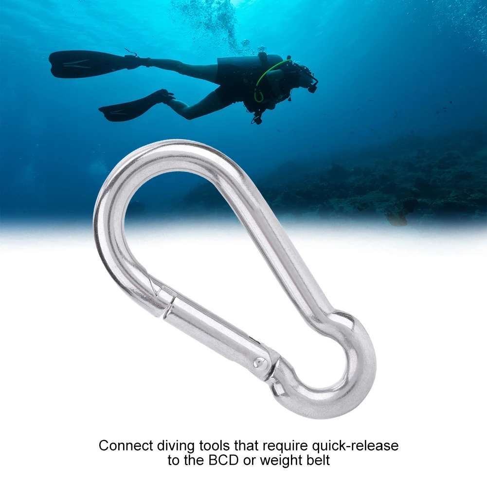 Diving Hook Hook Sports Hook KEEP DIVING Spring Snap Hook Carabiner Diving Equipment Safe Accessories Snap Hook Carabiner
Diving Hook Hook Sports Hook KEEP DIVING Spring Snap Hook Carabiner Diving Equipment Safe Accessories Snap Hook Carabiner