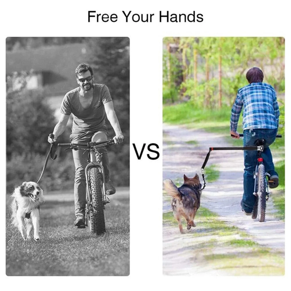 Hands Free Dog Leash for Cycling and Jogging Strong Pet Safety Rope with Easy Install Bike Mount Pet Traction Rope
Hands Free Dog Leash for Cycling and Jogging Strong Pet Safety Rope with Easy Install Bike Mount Pet Traction Rope
