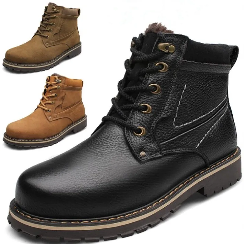 Genuine Leather Men Boots Winter Natural Cow Leather 2023 Warm Comfortable Non-Slip Men'S Winter Boots
Genuine Leather Men Boots Winter Natural Cow Leather 2023 Warm Comfortable Non-Slip Men'S Winter Boots