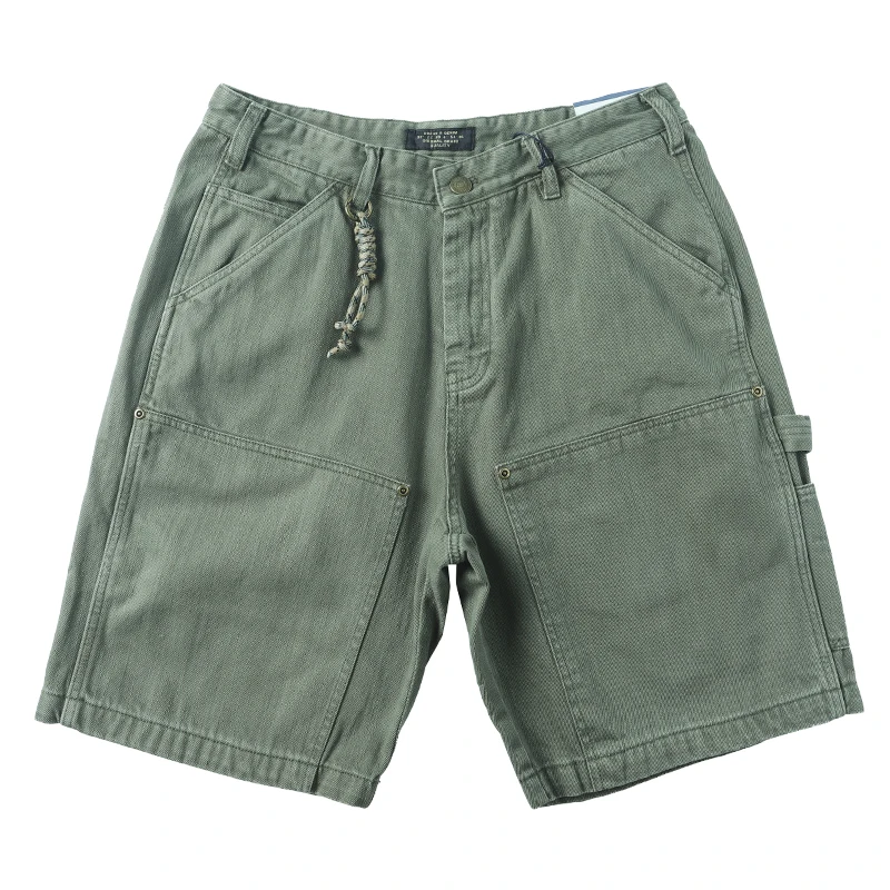 American Retro Heavyweight Cotton Twill Work Shorts Summer Washed Lumberjack Shorts Durable Relaxed Fit 5-Pocket Cargo Shorts
American Retro Heavyweight Cotton Twill Work Shorts Summer Washed Lumberjack Shorts Durable Relaxed Fit 5-Pocket Cargo Shorts