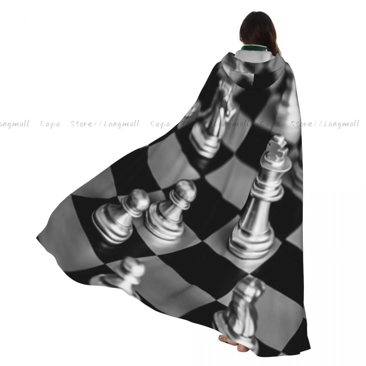 Adult Vampire Cape Hooded Robe Strategy Chess Chessboard Halloween Cloak Full Length Cosplay
Adult Vampire Cape Hooded Robe Strategy Chess Chessboard Halloween Cloak Full Length Cosplay