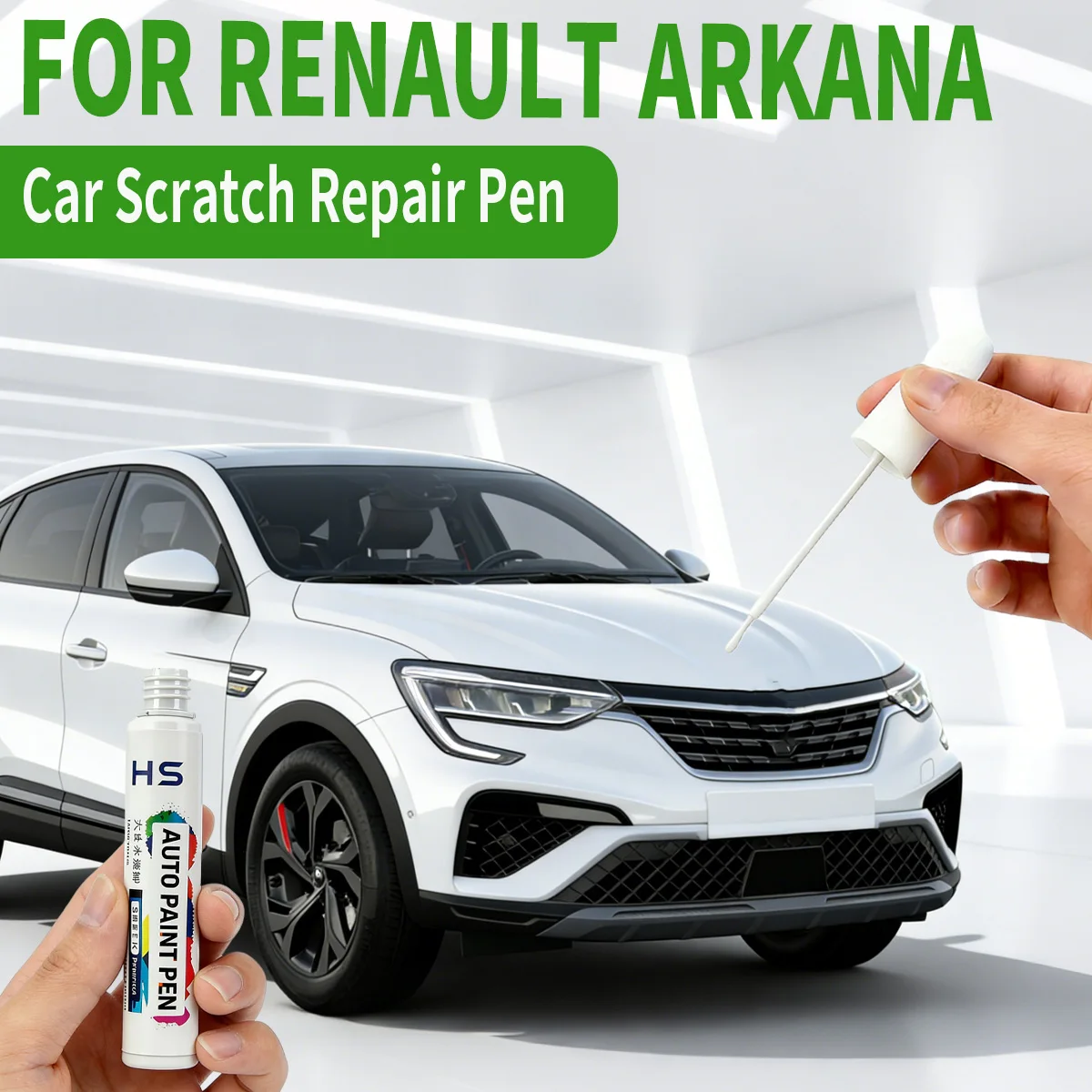 Карандаш для удаления царапин и ремонта краски для Renault Arkana: Жемчужно-белый, Полуночно-синий, Черный, Огненно-красный, Валенсийский оранжевый, Цанзиварский синий
Карандаш для удаления царапин и ремонта краски для Renault Arkana: Жемчужно-белый, Полуночно-синий, Черный, Огненно-красный, Валенсийский оранжевый, Цанзиварский синий