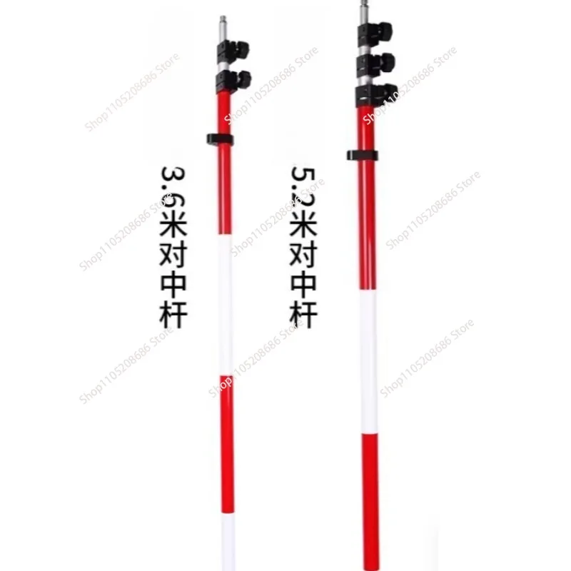 3.6m 5.2m Aluminum Telescopic Surveying Prism Pole, Quick High Accuracy,Measuring Accessories Survey and Draw
3.6m 5.2m Aluminum Telescopic Surveying Prism Pole, Quick High Accuracy,Measuring Accessories Survey and Draw