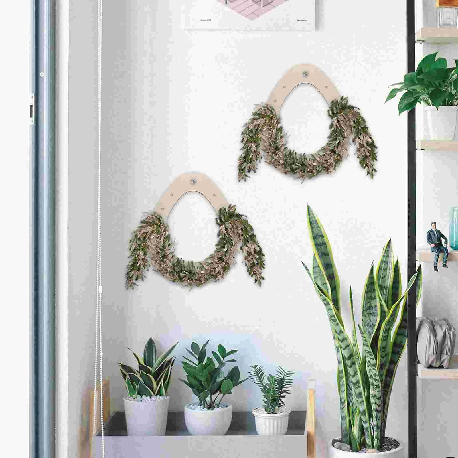 2 Pcs Wood Wreath Frames Large Blank Easter Floral Arrangement Rings Lightweight Wooden Crafts Shaped Garland Stand
2 Pcs Wood Wreath Frames Large Blank Easter Floral Arrangement Rings Lightweight Wooden Crafts Shaped Garland Stand