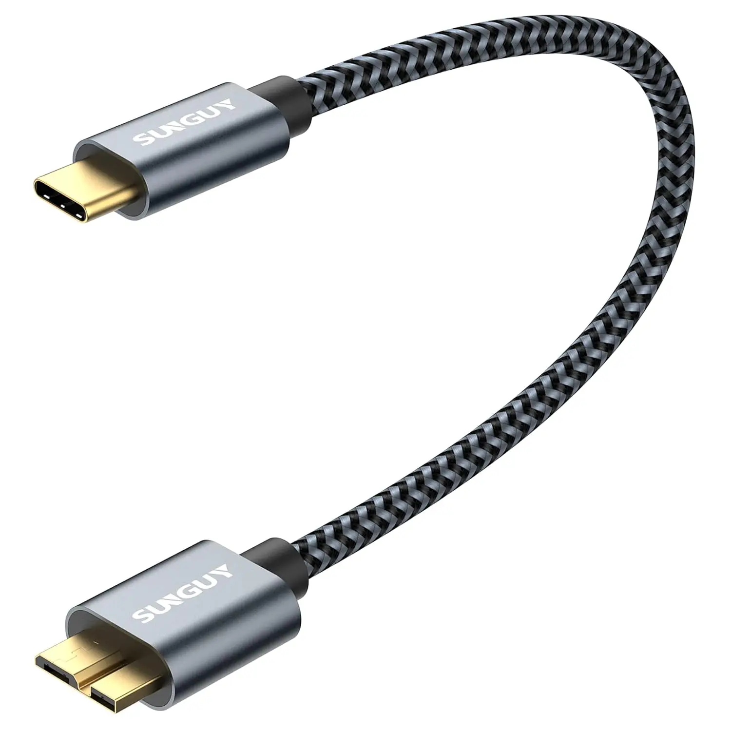 10Gbps Micro B to USB C Hard Drive Cable 1FT, USB 3.1 High-Speed External Hard Drive Cable for iPhone 16 Pro, MacBook Pro, WD Toshiba Seagate
10Gbps Micro B to USB C Hard Drive Cable 1FT, USB 3.1 High-Speed External Hard Drive Cable for iPhone 16 Pro, MacBook Pro, WD Toshiba Seagate