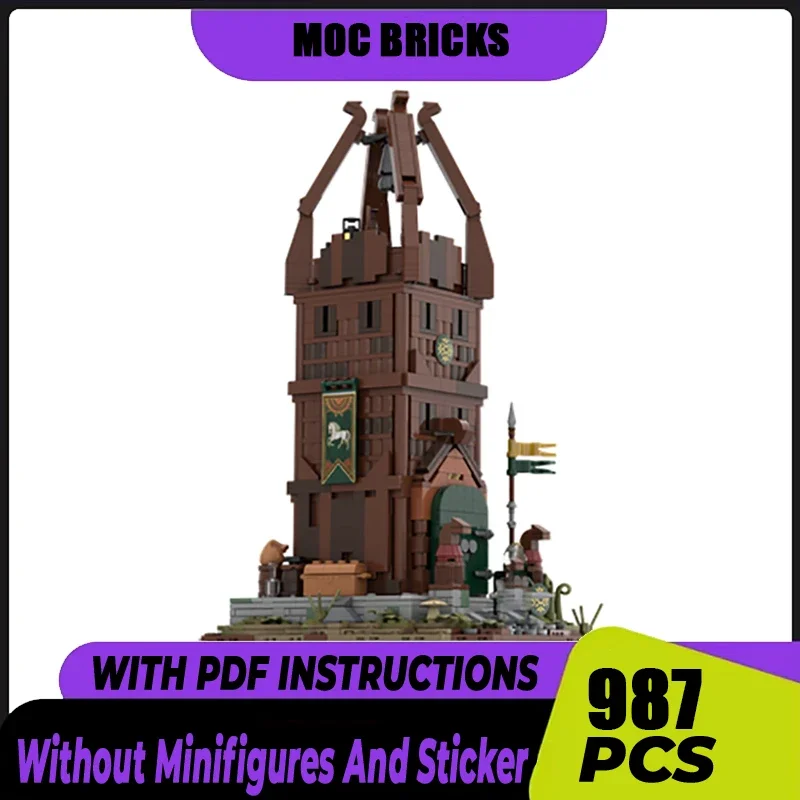 Волшебные кольца, фильм Moc, строительные блоки, Рохан, модель часовой башни, технологические кирпичи, сделай сам, средневековые времена, замок, игрушки
Волшебные кольца, фильм Moc, строительные блоки, Рохан, модель часовой башни, технологические кирпичи, сделай сам, средневековые времена, замок, игрушки