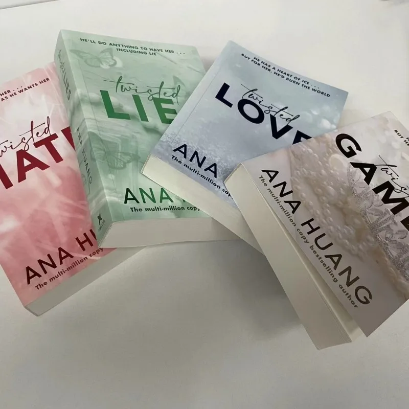 4 Books/Set Twisted Series By Ana Huang Books Love /Games / Hate /Lies Paperback English Novel Book
4 Books/Set Twisted Series By Ana Huang Books Love /Games / Hate /Lies Paperback English Novel Book